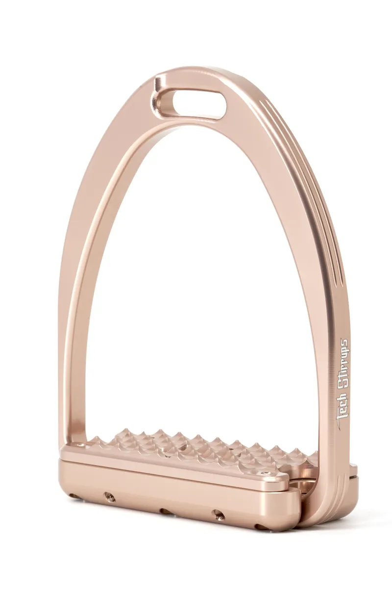 Tech Capri Dressage Stirrups Rose Gold